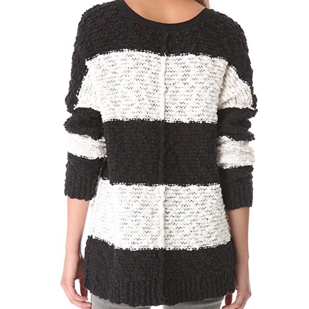 Free People Rugby Stripe Songbird Pullover - Picture 3 of 7